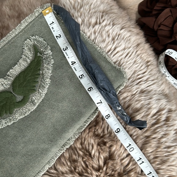 zadig & voltaire uma wings patch canvas clutch - Picture 6 of 9